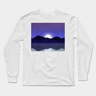 Sunset mountains Long Sleeve T-Shirt